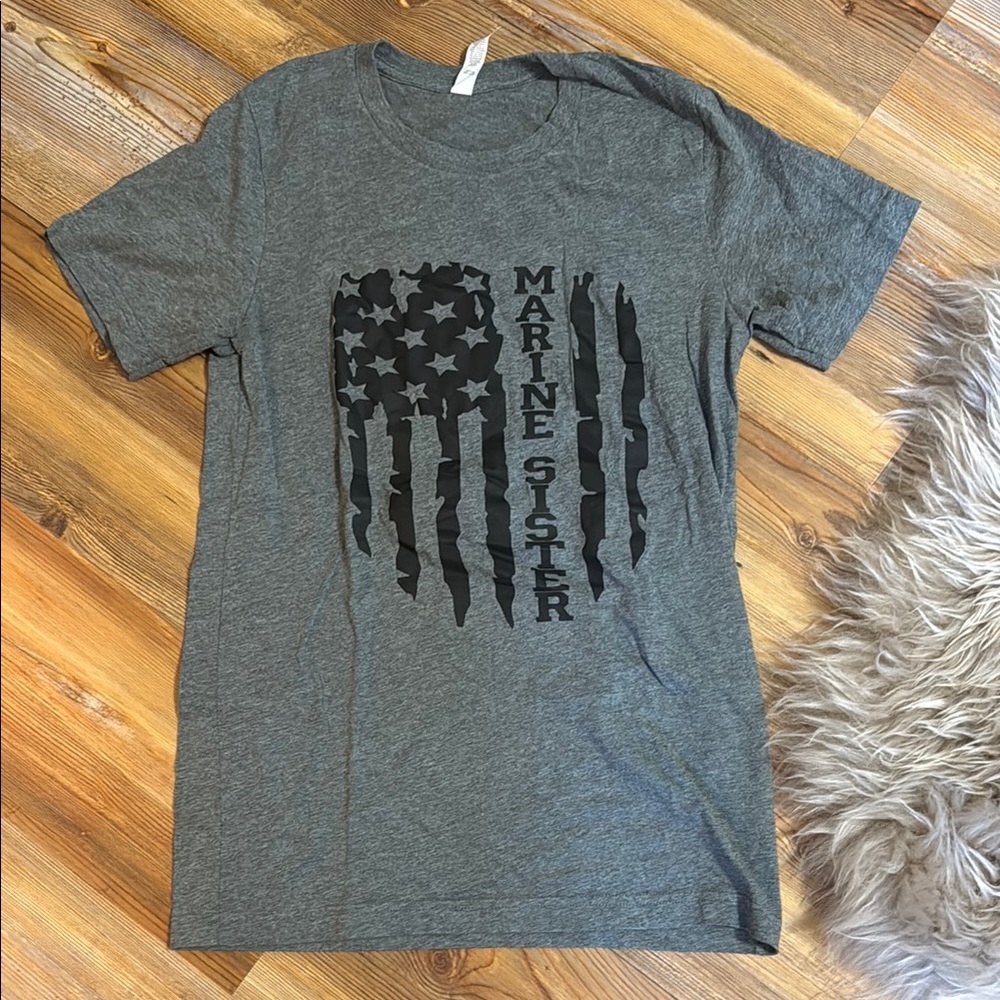 Gray Marine Sister T-Shirt